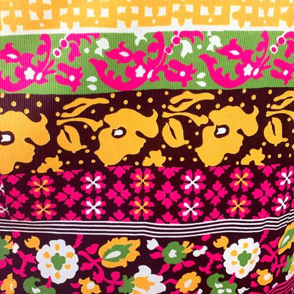 VINTAGE 70's Brady Bunch Maxi Dress - Picture 7 of 7